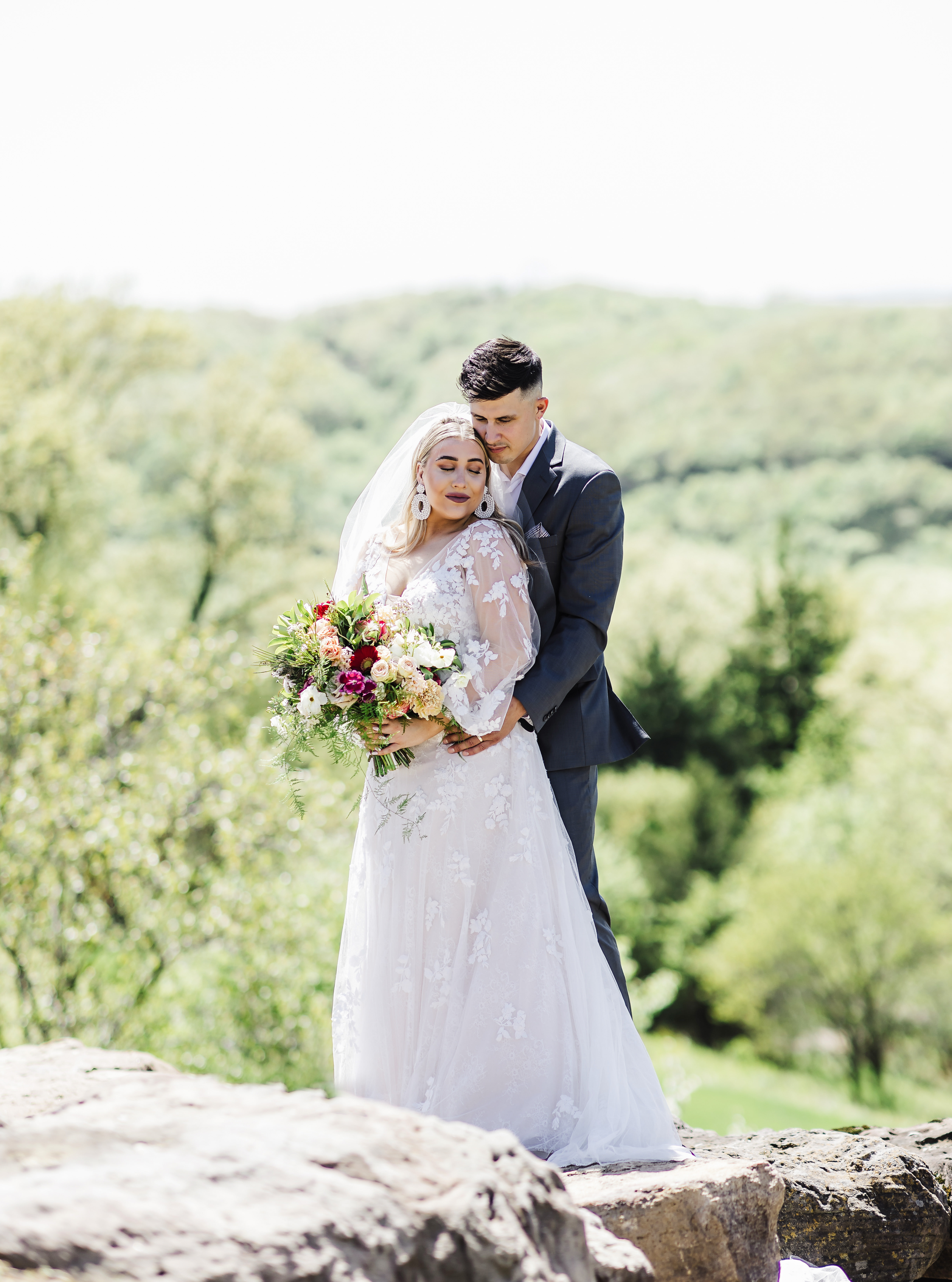 Bride and groom intimate photography captured by Tatyana Zadorin 